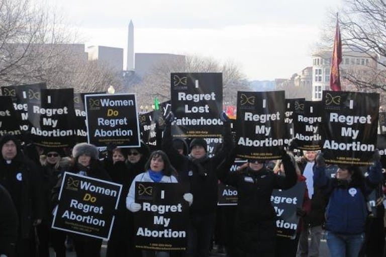 Image: Abortion regret: Silent No More Awareness Campaign
