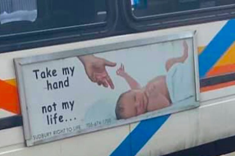 pro-life bus ad Canada