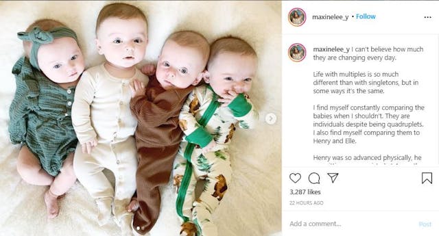 Parents of four adopted children and one biological child welcome quadruplets image