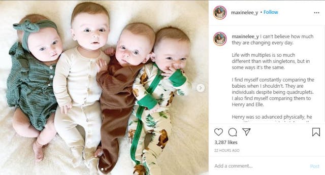Parents of four adopted children and one biological child welcome quadruplets image