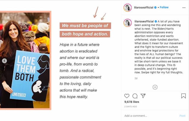 How the pro-life movement can move forward under a Biden administration image