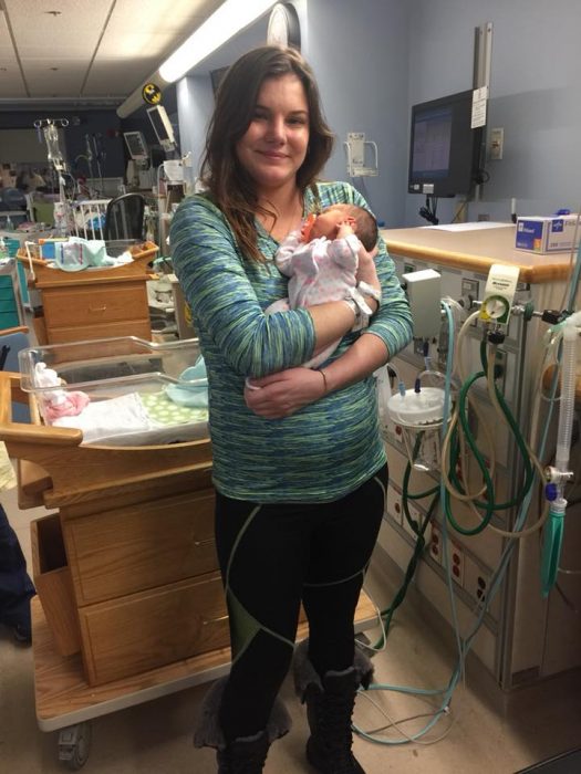 Teen diagnosed with brain tumor in third trimester gives birth to healthy daughter image
