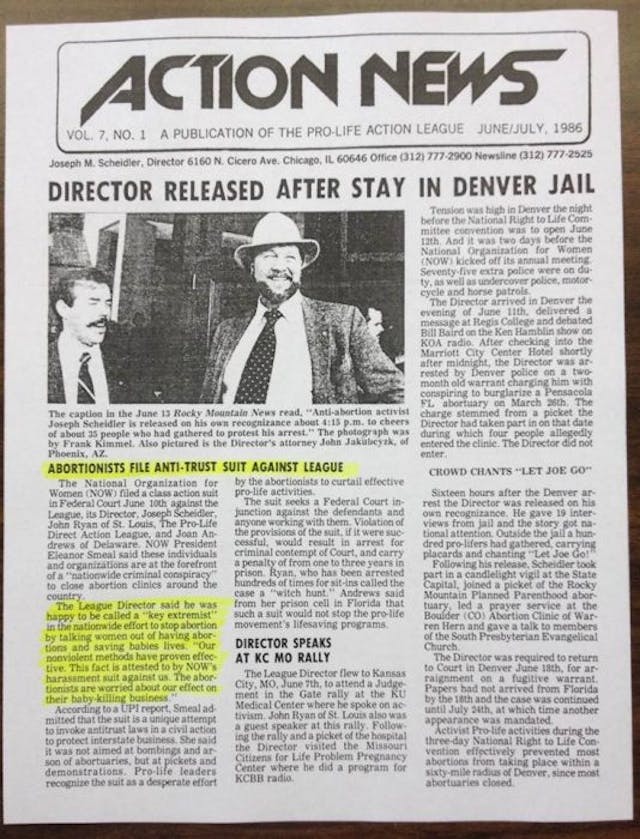 ‘Godfather of the pro-life movement’ Joe Scheidler passes away at 93 image