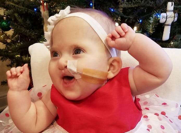 Eliana is defying the odds after her parents refused abortion