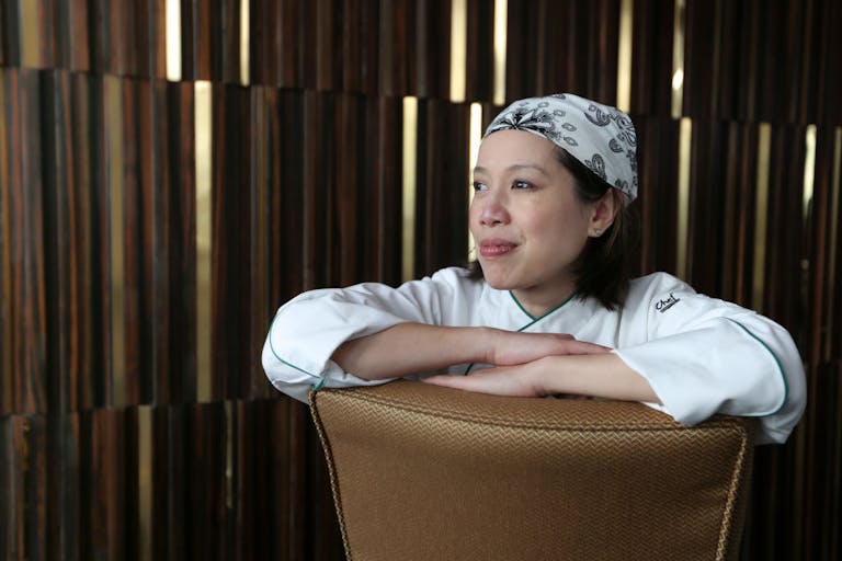 Chef Christine Ha poses for a portrait at Ritz Carlton’s Ozone, Hong Kong. 27JUN17 SCMP / Xiaomei Chen