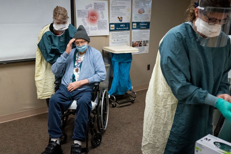 Oregon VA Hospital Administers COVID-19 Vaccine To Veterans