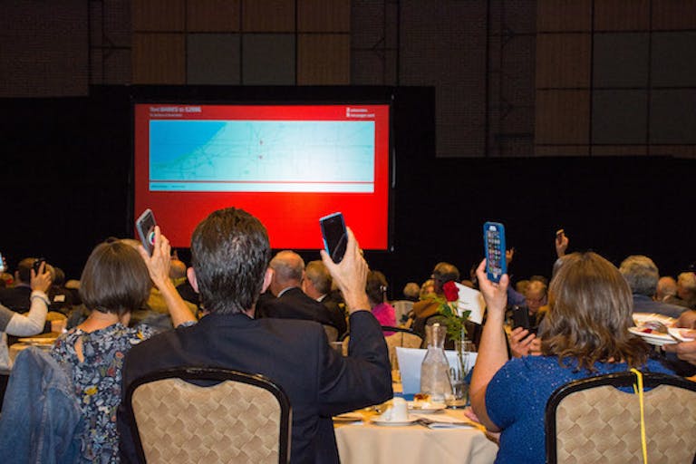 Average citizens join pro-life groups for an activism dinner in Indiana.