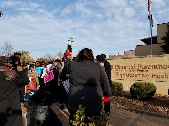 Bishops and pastors gather at Missouri Planned Parenthood to condemn Black genocide image