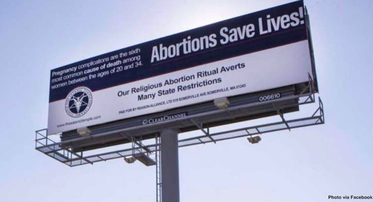 photo facebook satanic temple billboard