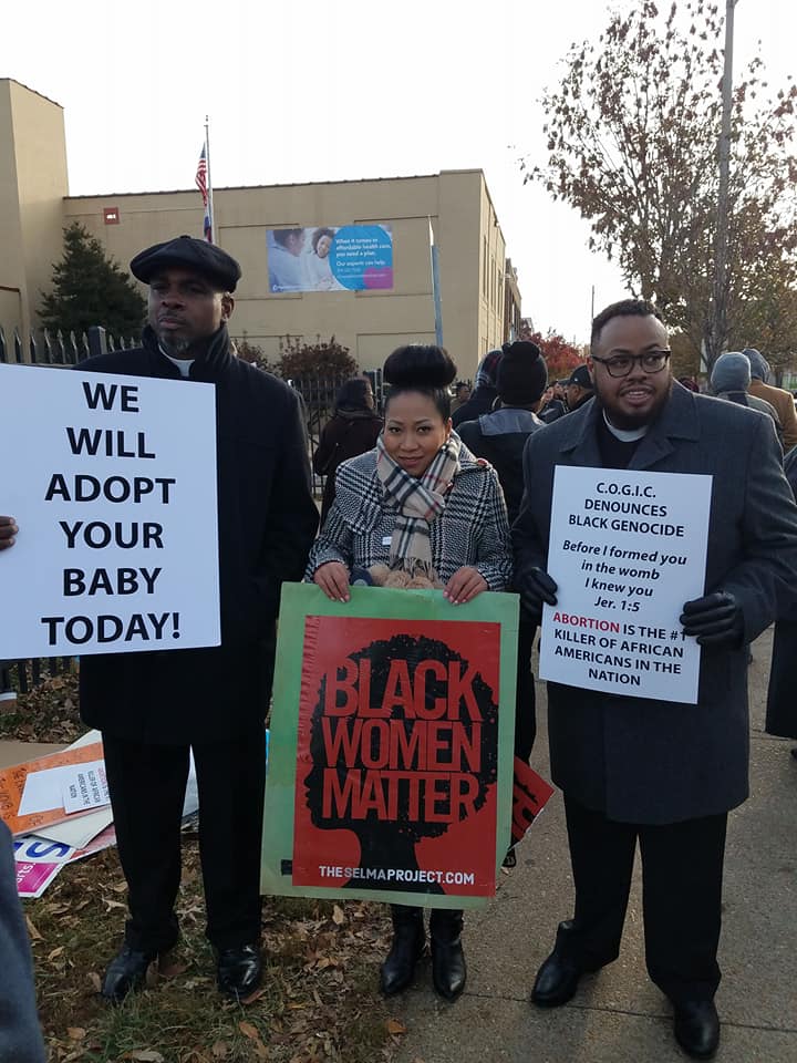 Bishops and pastors gather at Missouri Planned Parenthood to condemn Black genocide image
