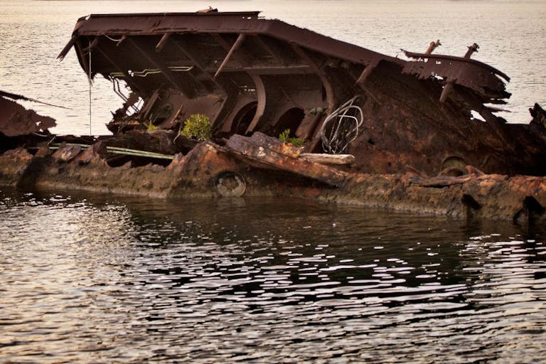 Remains Of USS Utah
