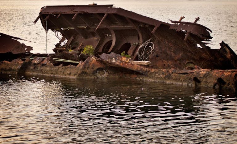 Remains Of USS Utah