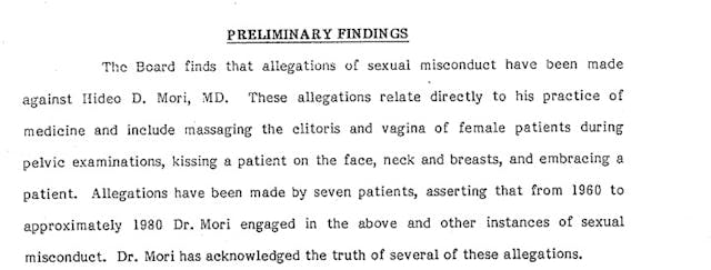 Hideo Mori sexual misconduct volunteer doctor for Planned Parenthood Child porn, harassment, and rape: Is Planned Parenthood a haven for sex offenders? image