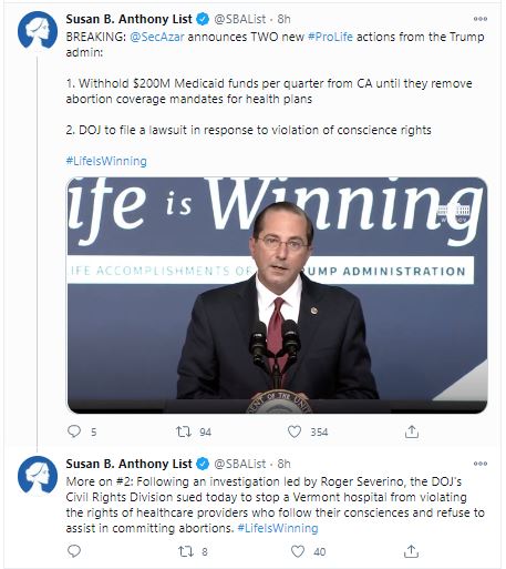 HHS to strip California of $200M in Medicaid funding over abortion insurance mandate image