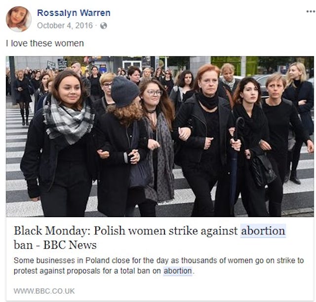 New York Times writer calls for Facebook to censor pro-life message image