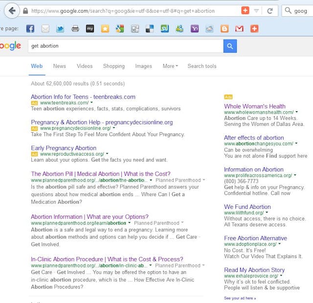 Get abortion google Planned Parenthood