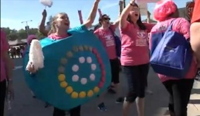 Carly Planned Parenthood protest
