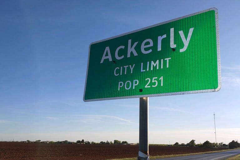 ackerly texas mark lee dickson