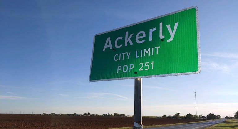 ackerly texas mark lee dickson