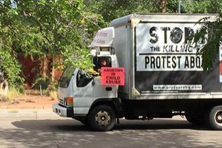 Truth-Truck-Protest-ABQ