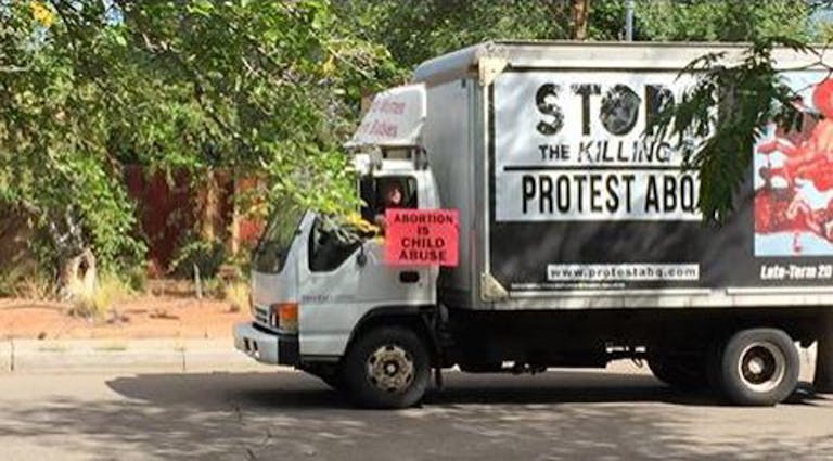 Truth-Truck-Protest-ABQ