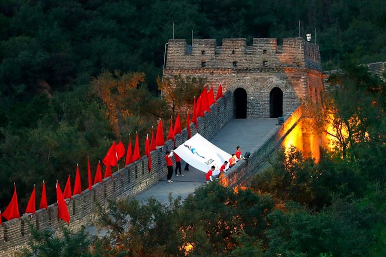 Cultural Activities Held On Great Wall To Celebrate Beijing 2022’s 500-day Countdown