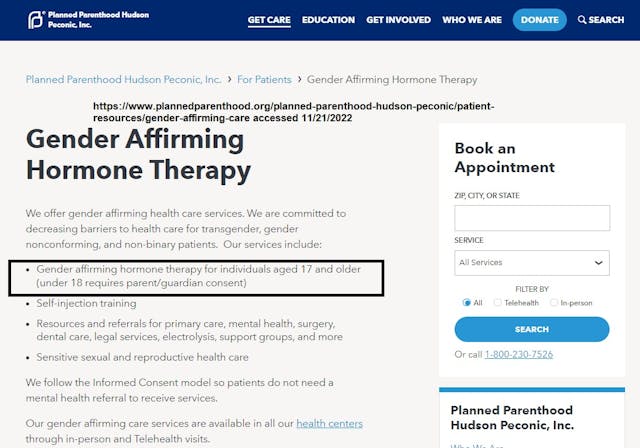 Planned Parenthood Hudson Peconic Gender Affirming services Image: Planned Parenthood Hudson Peconic Gender Affirming services