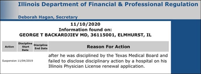 Illinois abortionist’s license suspended by medical board after pro-life group’s complaint image
