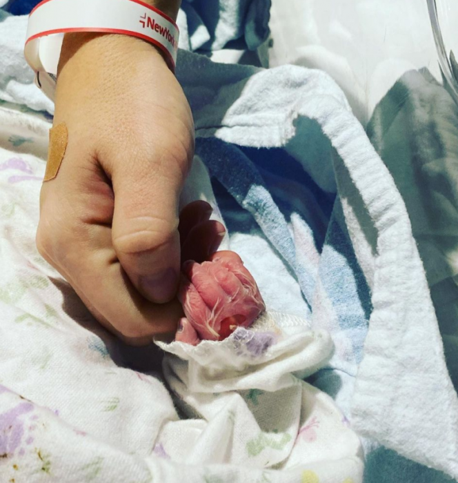 ‘Bachelor’ star shares heartbreaking story of stillborn baby boy on Instagram image