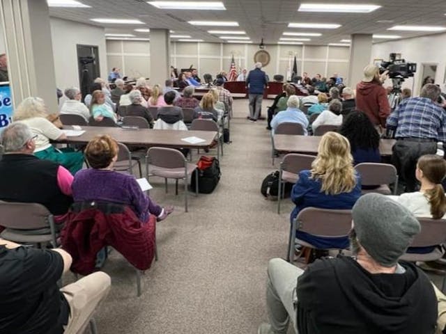 Photo of Danville City Council meeting: Ted Hartke. Used with permission. (Facebook)