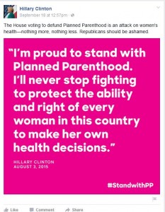 Hillary Planned Parenthood
