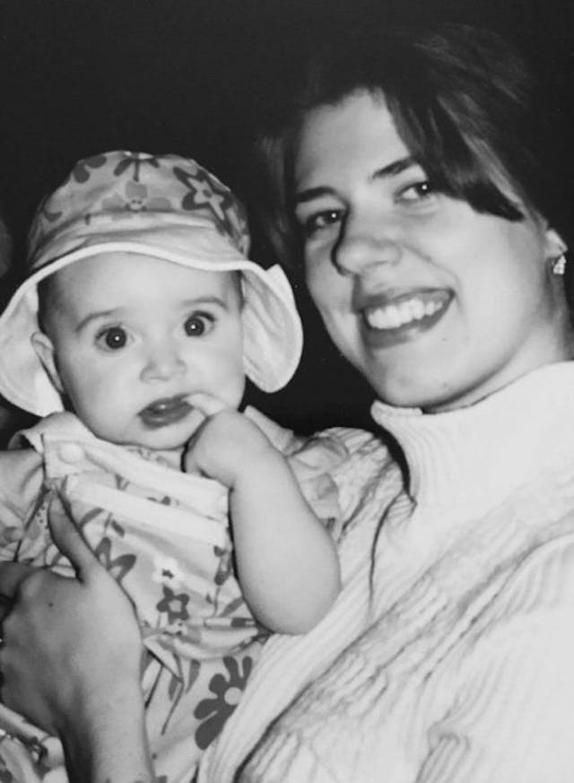 Then: Kelly Baker with her firstborn daughter, Jordyn Then: Kelly Baker with her firstborn daughter, Jordyn