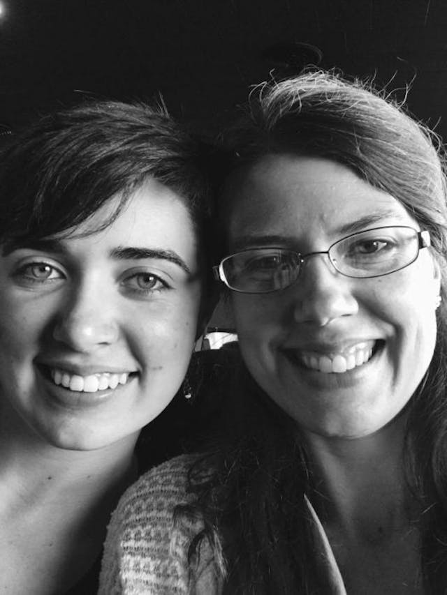 Today: Kelly Baker (right) with daughter Jordyn Today: Kelly Baker (right) with daughter Jordyn