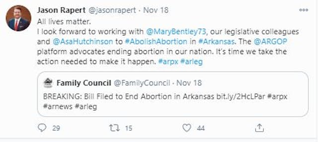 Arkansas lawmakers propose bill to ban nearly all abortions image