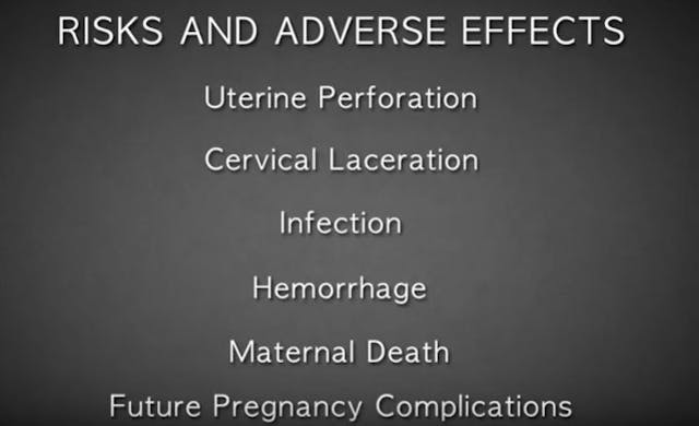 Screenshot from AbortionProcedures.com Planned Parenthood, ACLU fight to allow non-physicians to commit surgical abortions image