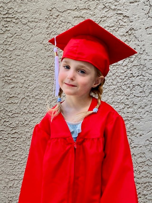 Naomi at preschool graduation. Photo courtesy of Angela Bakker. Preemie of the Week: Naomi, born weighing 364 grams, has inspired others to choose life image