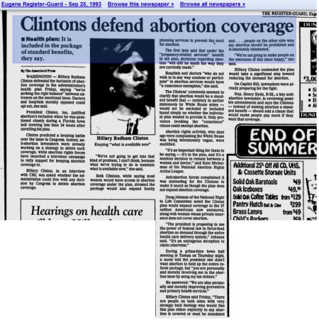 Did Hillary Clinton’s lauding of abortion contribute to ‘what happened’ to her failed presidential bid? image