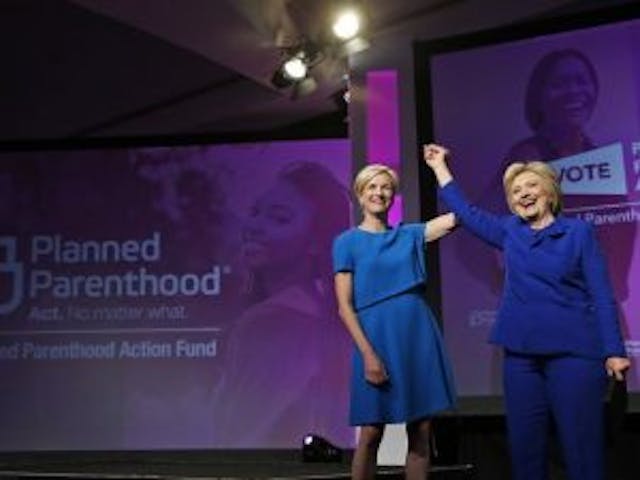 Hillary Clinton and Planned Parenthood President Cecile Richards, 2016 Presidential election Did Hillary Clinton’s lauding of abortion contribute to ‘what happened’ to her failed presidential bid? image