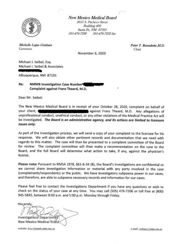 Medical board to investigate NM abortionist who botched abortion and abandoned patient image