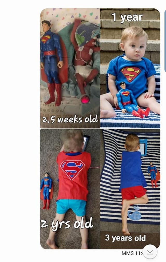 Logan over the years. Photo via Facebook group Prayers for Logan Ray Logan over the years. Photo via Facebook group Prayers for Logan Ray