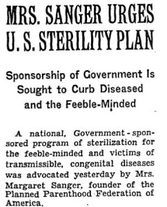 The foundation that just gave Planned Parenthood an award also funded its eugenics projects image