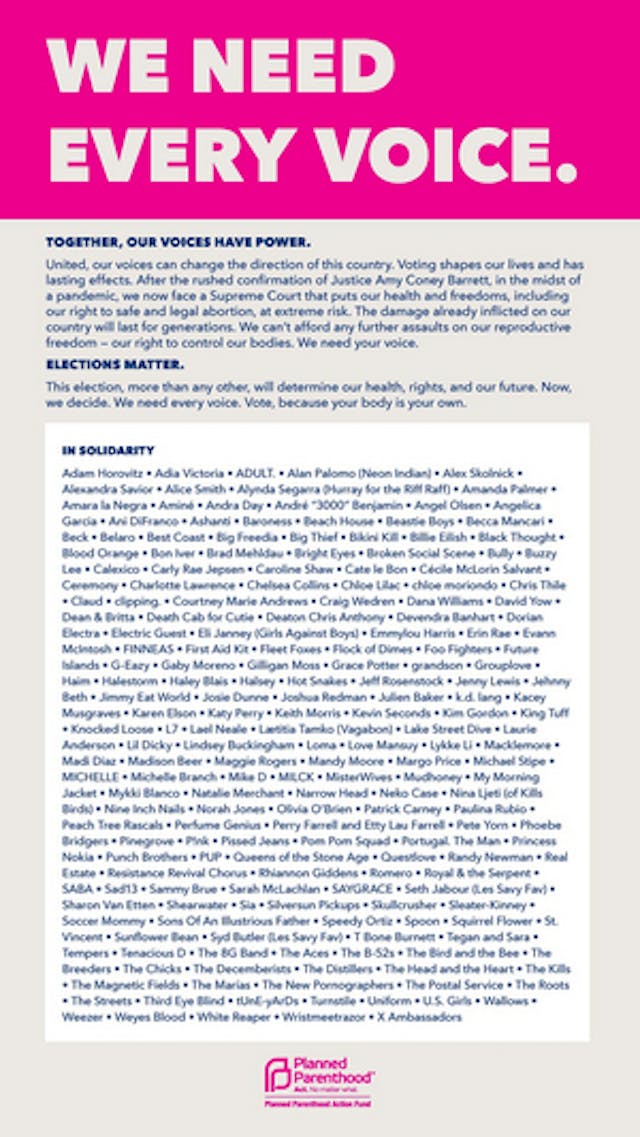 Planned Parenthood ad