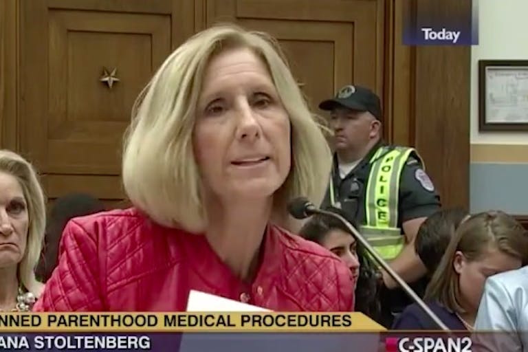 Luana Stoltenberg, abortion client