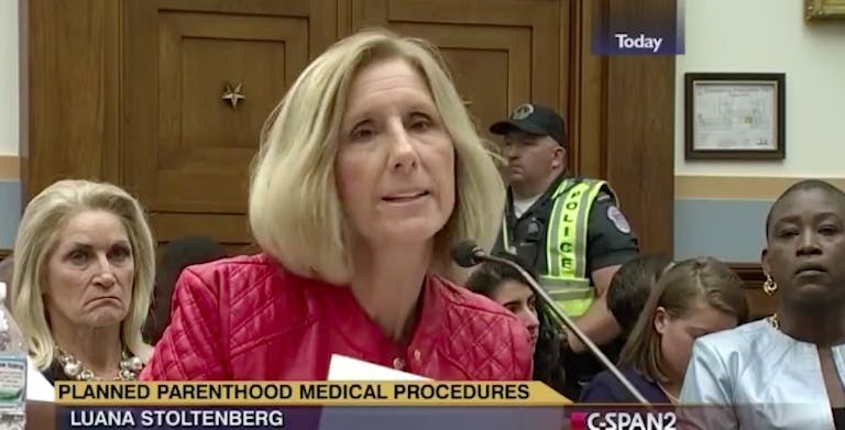 Luana Stoltenberg, abortion client