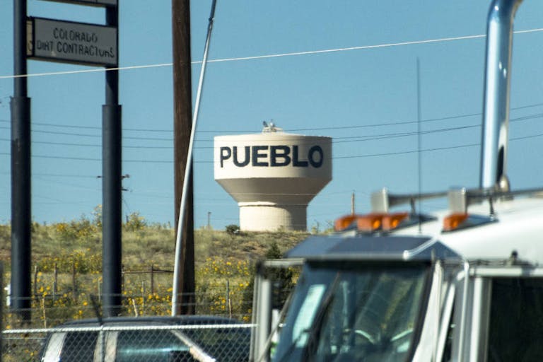 Pueblo Colorado water tower