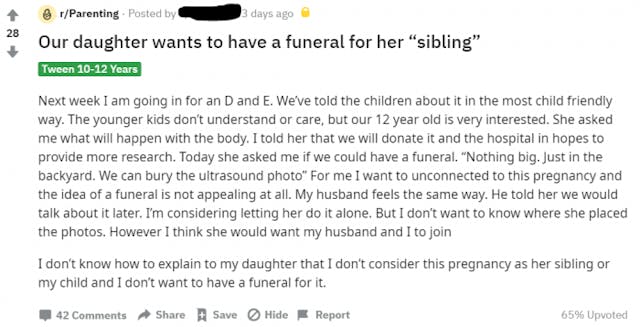 Heartbreaking: Parents balk as sibling asks for funeral for aborted sibling with Down syndrome image