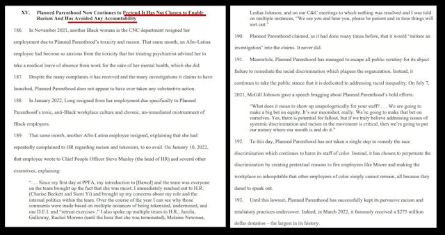 Image: Former Planned Parenthood employee Nicole Moore accused PP of pretending not to enable racism while avoiding accountability