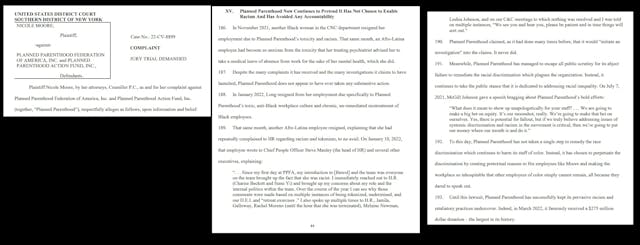 Planned Parenthood former employee Nicole Moore accused PP of structural racism and doing nothing to end systemic racism Image: Planned Parenthood former employee Nicole Moore accused PP of structural racism and doing nothing to end systemic racism
