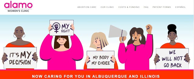 Alamo Women’s Clinic abortion clinic moved to New Mexico and Illinois Image: Alamo Women's Clinic abortion clinic moved to New Mexico and Illinois