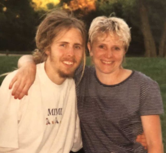 Andrew and Cathy in 1999 (Photo courtesy of Cathy Geanides) Andrew and Cathy in 1999 (Photo courtesy of Cathy Geanides)
